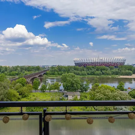 Salezego With Balcony Near Pge Narodowy By Renters 公寓