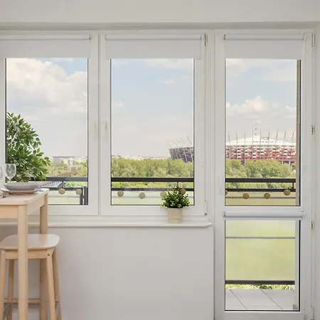 Salezego With Balcony Near Pge Narodowy By Renters * 华沙